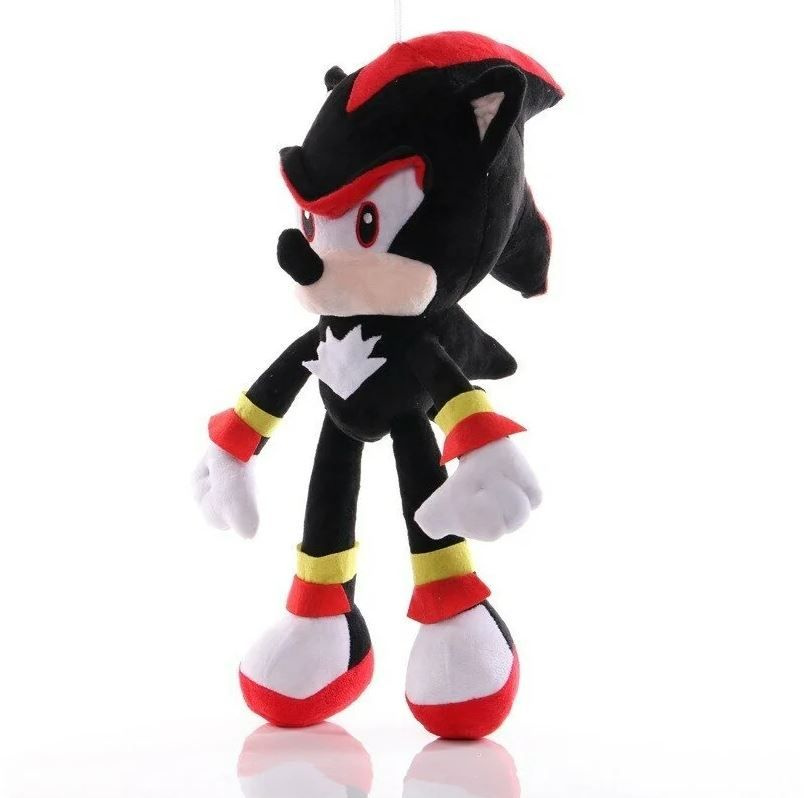Мягкая игрушка еж Шедоу 20 см / ежик Shadow the Hedgehog из серии Соник, черный  #1