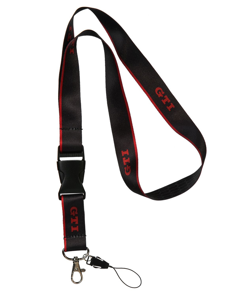 Брелок-лента на шею (для ключей, бейджа) тканевый с логотипом и карабином  #1