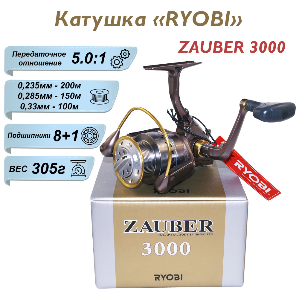 Катушка Ryobi ZAUBER 3000 #1