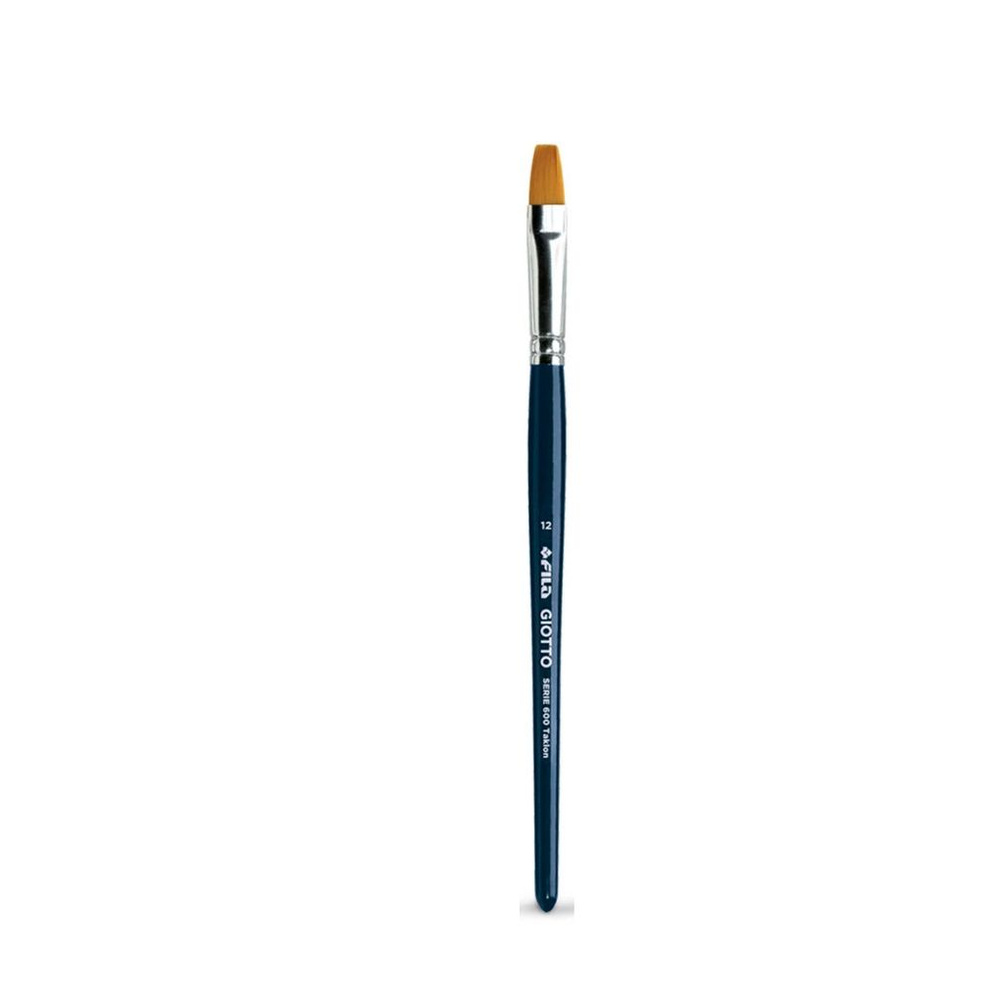 Кисть синтетическая Giotto Brush Art 600 №12, плоская #1