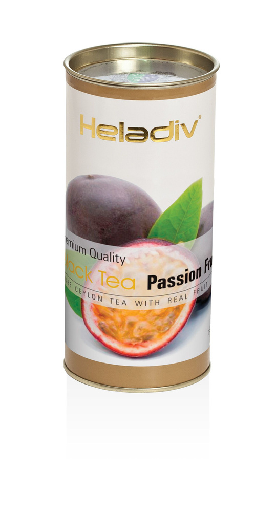 Чай черный листовой Heladiv Passion Fruit Туба 100гр #1