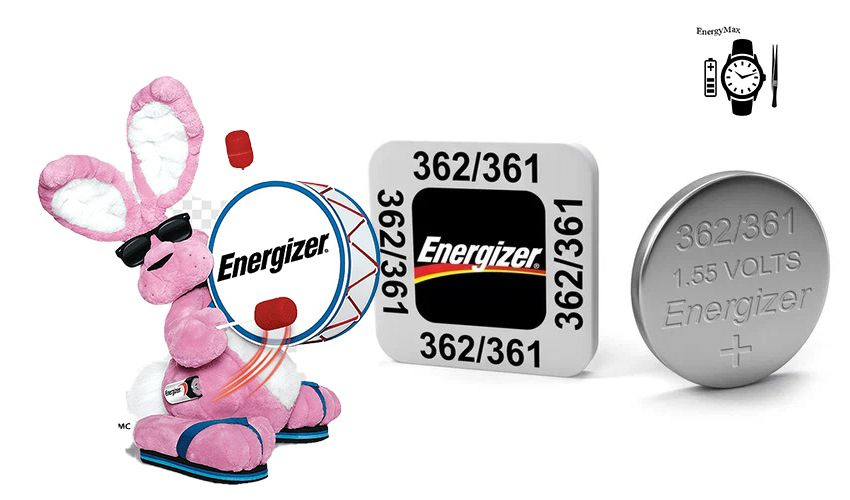 Часовая батарейка Energizer Silver 362 (SR721SW) 1 шт. #1