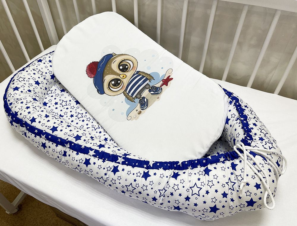 Кокон для новорожденных со съемным непромокаемым матрасиком КП-23  #1