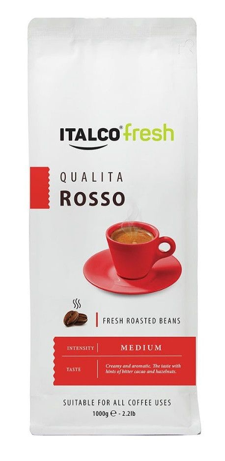 Кофе в зернах Italco Fresh Qualita Rosso 1 кг #1