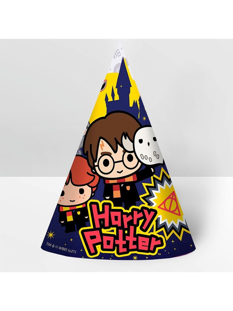 Колпаки "Гарри Поттер" Чиби / Harry Potter Chibi / 11*16 см / 6 шт. #1