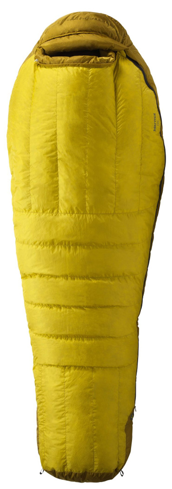 Спальный мешок Marmot, Col MemBrain, Yellow Vapor/Green Wheat, LZ(молния слева) Long  #1