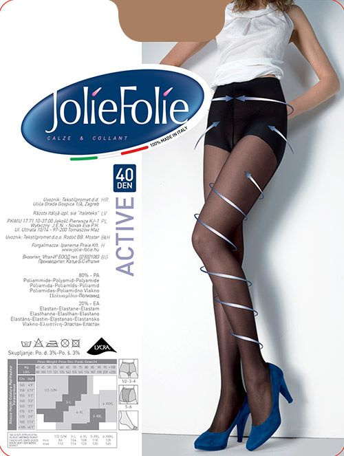 Комплект колготок Jolie Folie, 40 ден, 2 шт #1