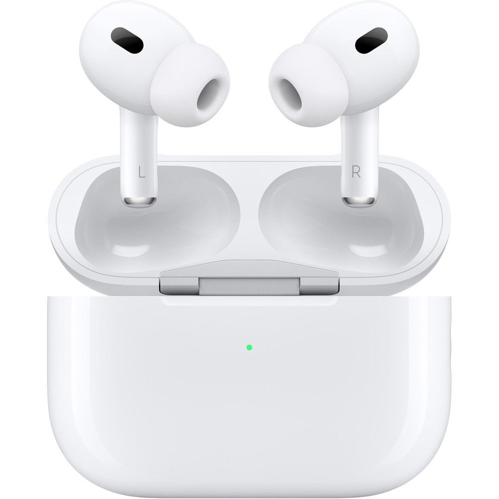Apple Наушники беспроводные с микрофоном Apple AirPods Pro (2nd generation), Lightning, белый  #1
