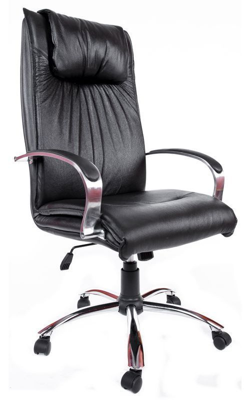 Компьютерное кресло Артекс CH офисное, натуральная кожа, черный  #1