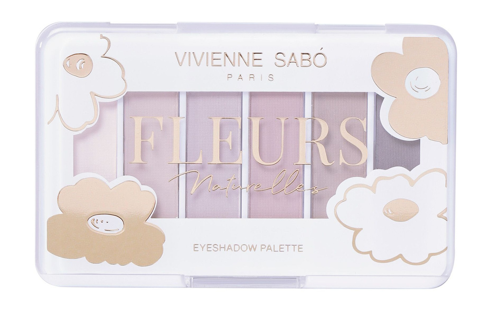 VIVIENNE SABO Палетка теней для век Eyeshadow Palette Palette d'ombres a paupieres Fleurs naturelles, #1