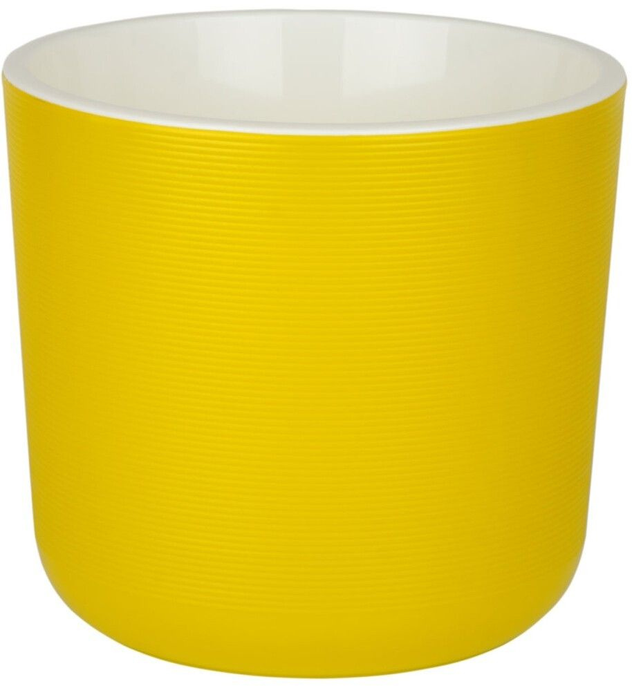 Flangerio Горшок для цветов, желтый, 17.5 см х 19 см, 4.2 л, 1 шт #1