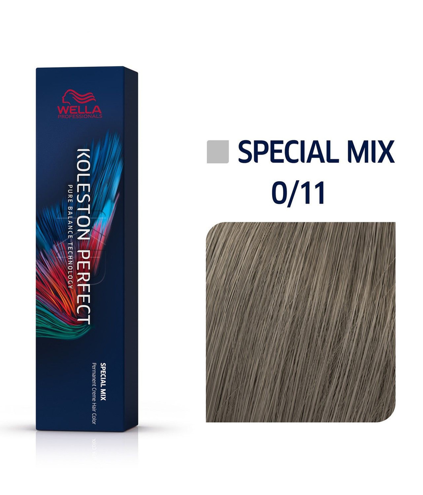Wella Professionals Koleston Perfect Профессиональная стойкая крем-краска для волос 0/11 Пепельный интенсивный, #1