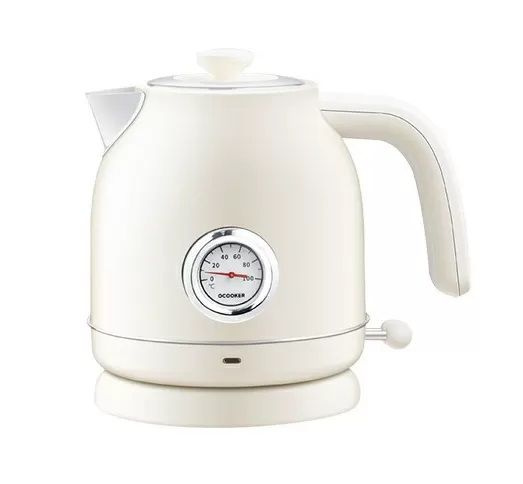 Qcooker Электрический чайник Retro Electric Kettle, белый #1