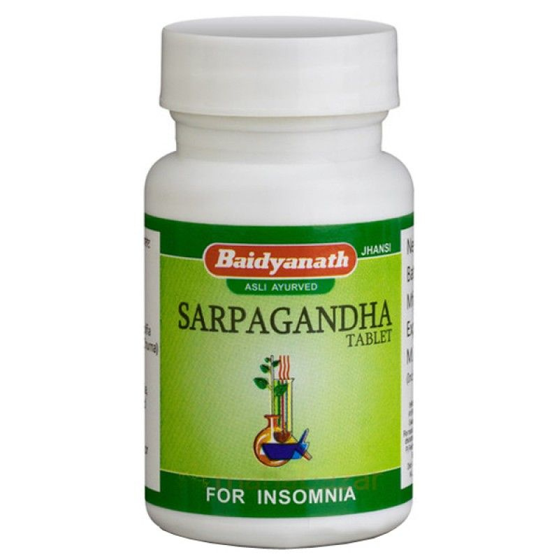 Сарпагандха (Sarpgandha Baidyanath), 50 таблеток #1