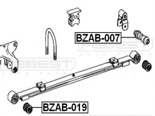 SAFEBEST Амортизатор подвески, арт. BZAB007 #1