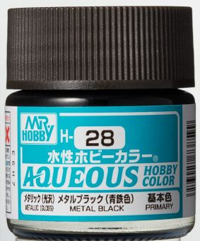 Gunze Sangyo Mr. Hobby Краска 10 мл METAL BLACK #1