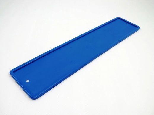 Рамка номерного знака силиконовая синяя рамка для госномера  #1
