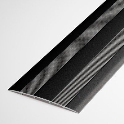Порог напольный стыкоперекрывающий одноуровневый 78x4 мм, длина 0,9 м, профиль-порожек алюминиевый Лука #1