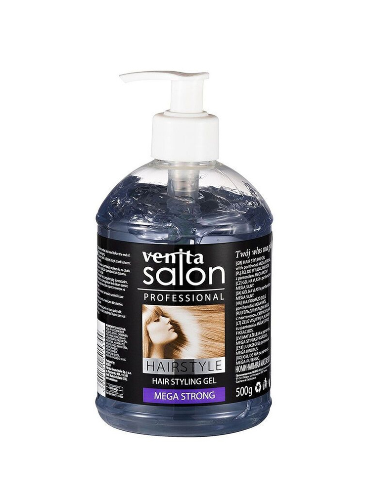 Гель для волос Venita Salon Mega Strong, 500 мл #1