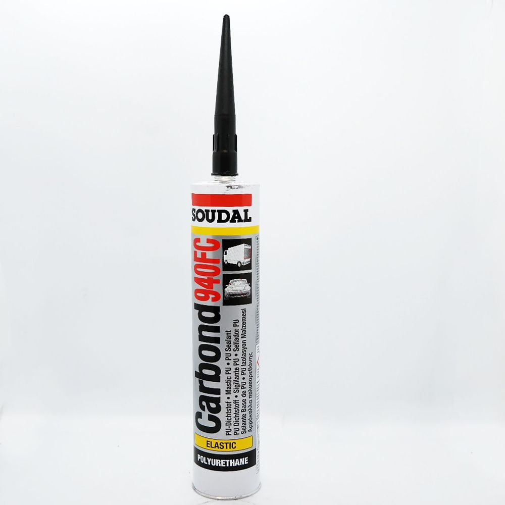 Клей герметик полиуретановый Soudal Carbond 940FC черный (300 мл) #1