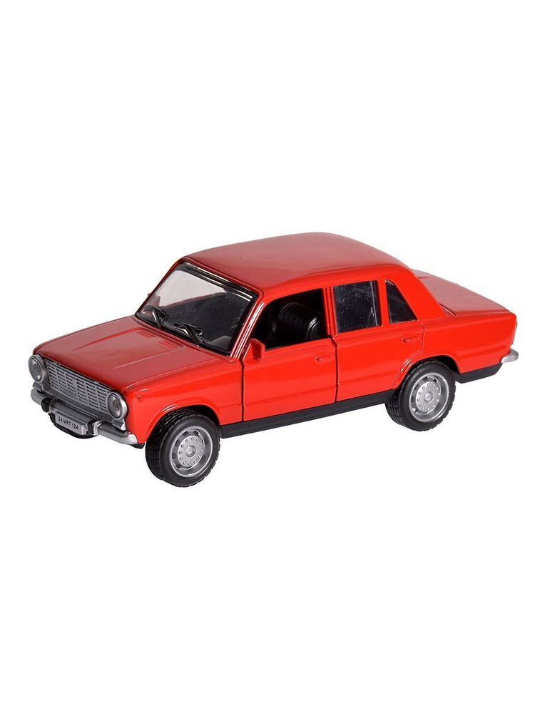 Машинка ЛАДА 2101 - копейка, длина 12 см, инерционная, с открывающимися дверями, красная,1 шт.  #1