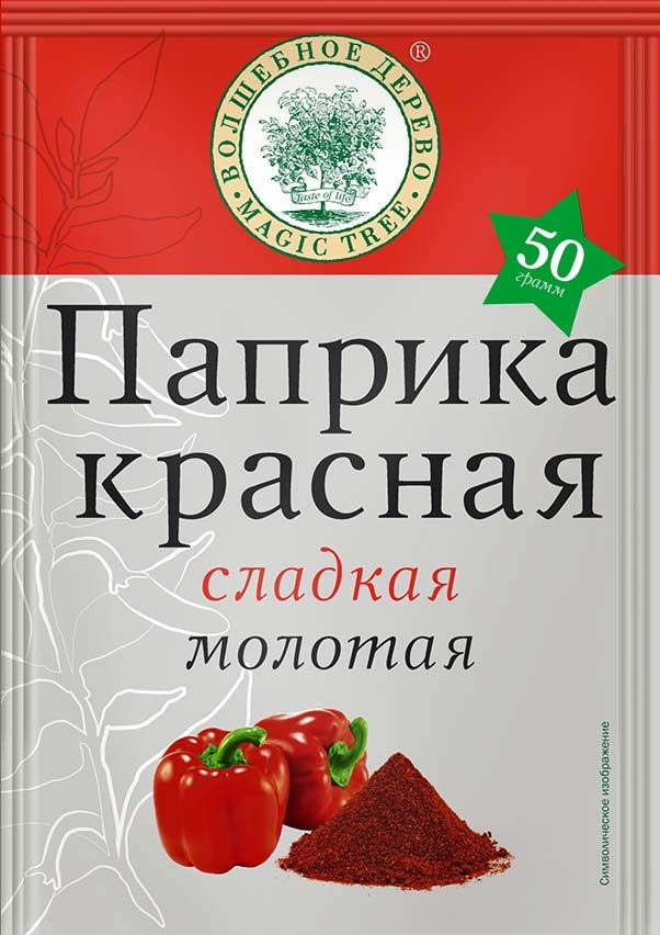 Паприка сладкая красная молотая, 50 гр, Волшебное Дерево  #1