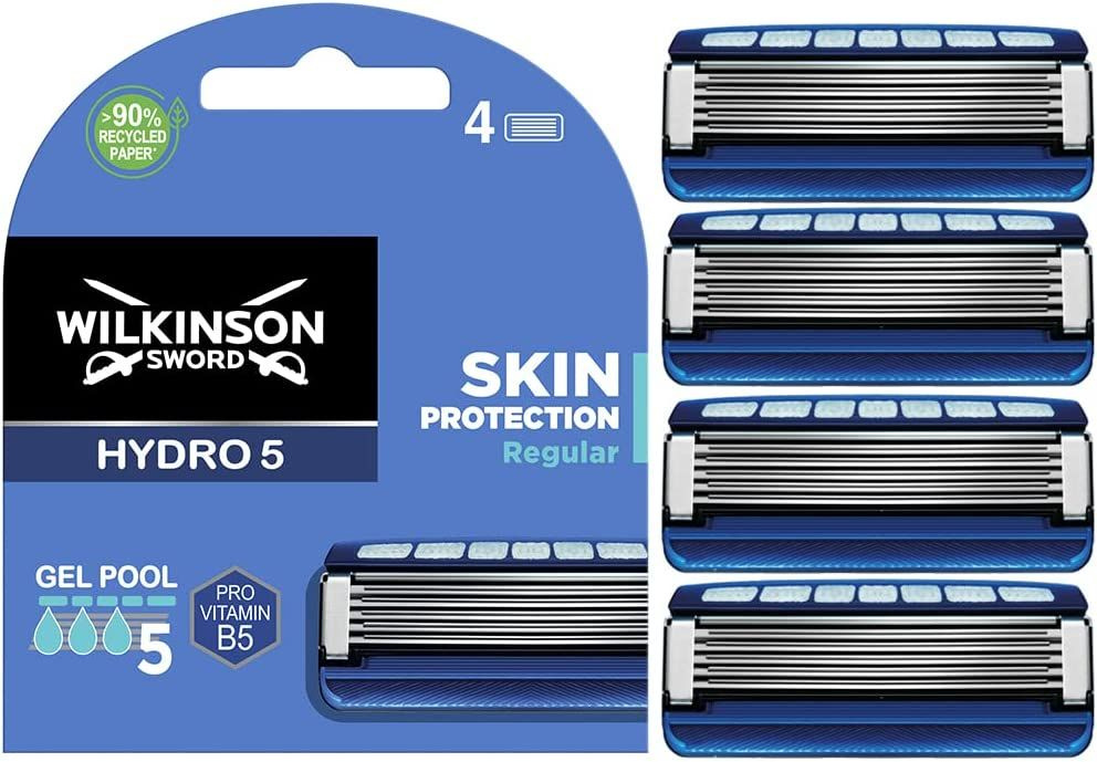 Wilkinson Sword / Schick Hydro 5 Skin Protection Regular / Сменные кассеты для бритв HYDRO, 4 шт.  #1