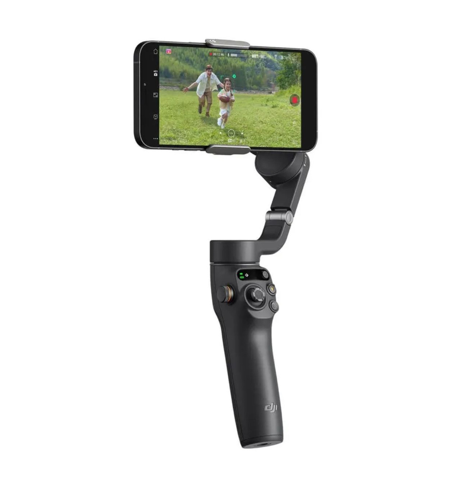 Стабилизатор для смартфона DJI Osmo Mobile 6 (OM 6) ActiveTrack 5.0, серый/ трипод / селфипалка для камеры #1