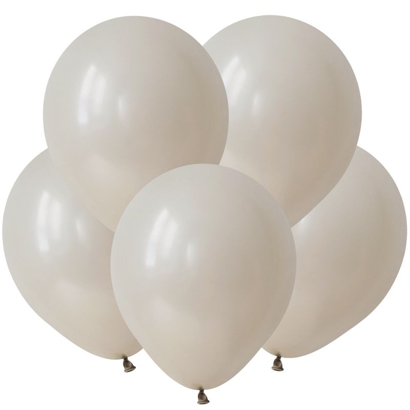 Набор воздушных шаров/Белый песок, Пастель /30 см/100 шт. #1