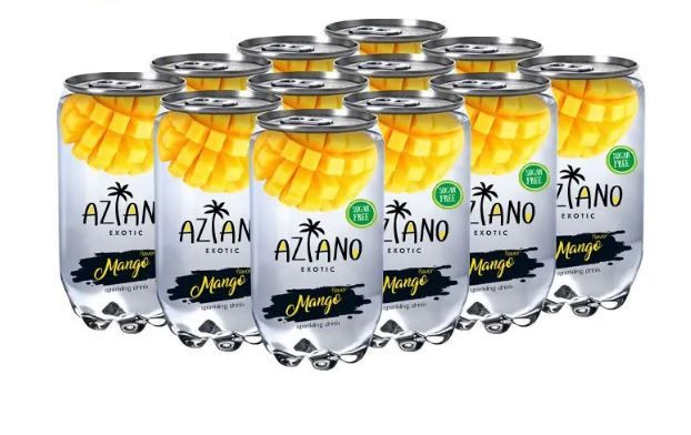 Газированный напиток AZIANO Mango / Азиано Манго * 12шт #1