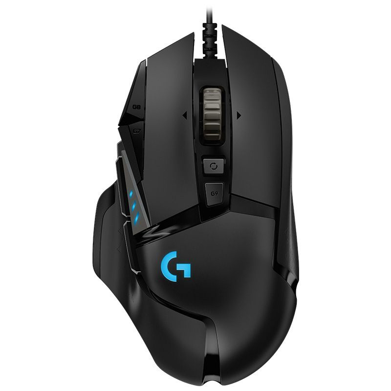 Logitech G Игровая мышь проводная Logitech G G502 hero,black,Wired, черный #1