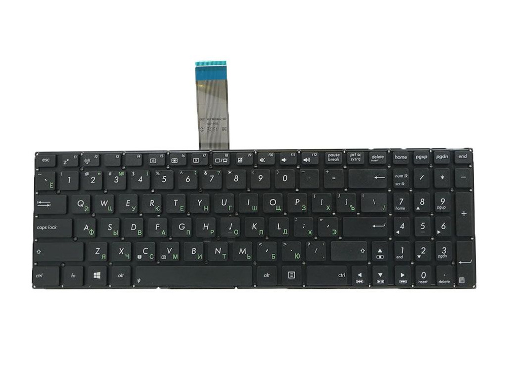 Клавиатура Asus X501, X550C, A56, K56, F552C, K550C (чёрная) #1