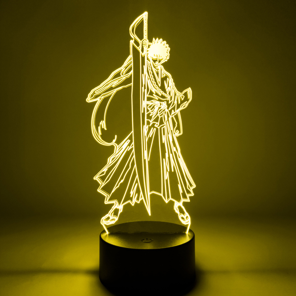 LED светильник Ичиго Куросаки из аниме "Блич" #1