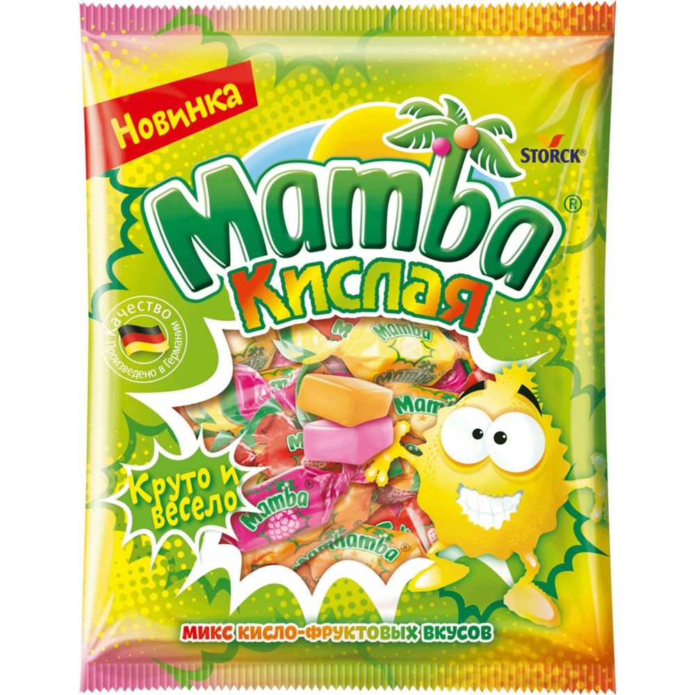 Жевательные конфеты Mamba кислая 70 г, 5 шт #1