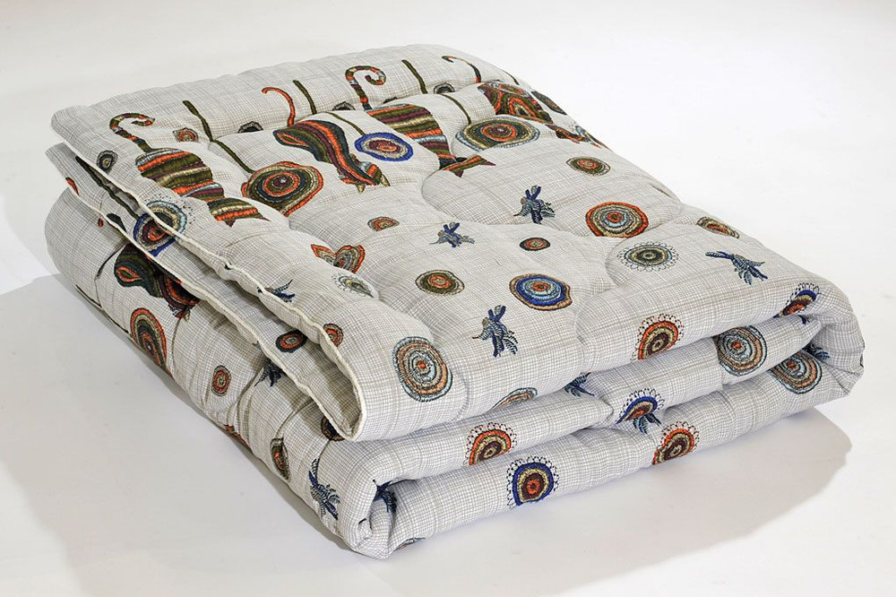 Валетекс Одеяло 1,5 спальный 140x205 см, Всесезонное, с наполнителем Вата, комплект из 1 шт  #1