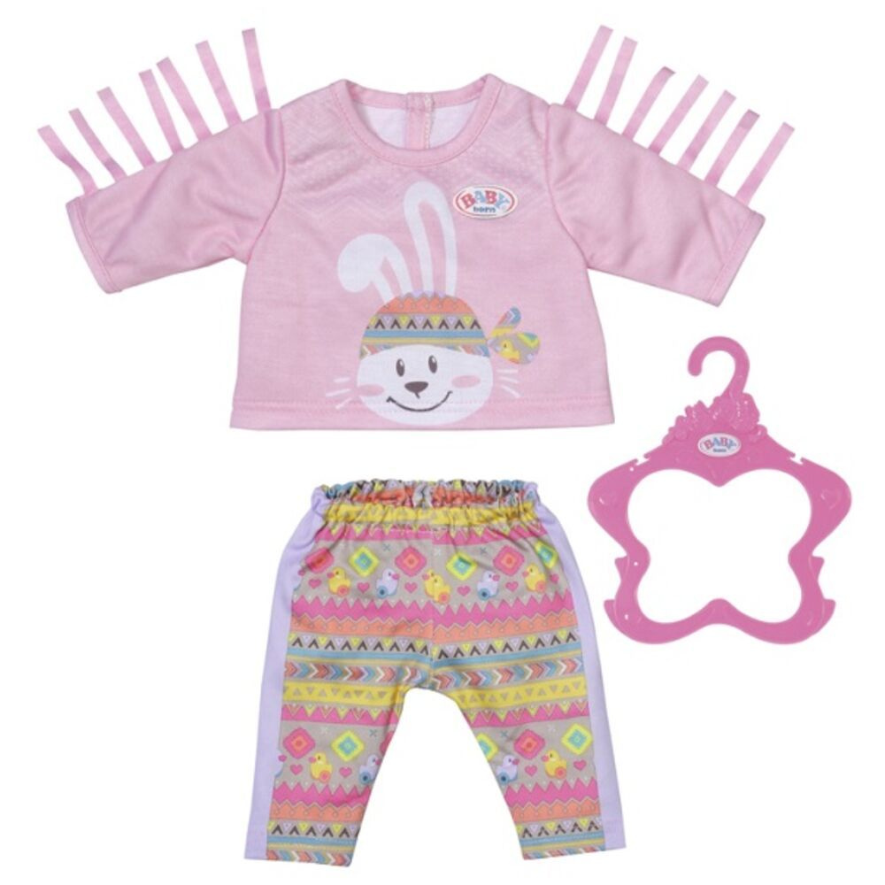 Набор одежду для куклы Zapf Creation Baby born Кофточка с милым зайчиком и штанишки, 43 см 830-178  #1