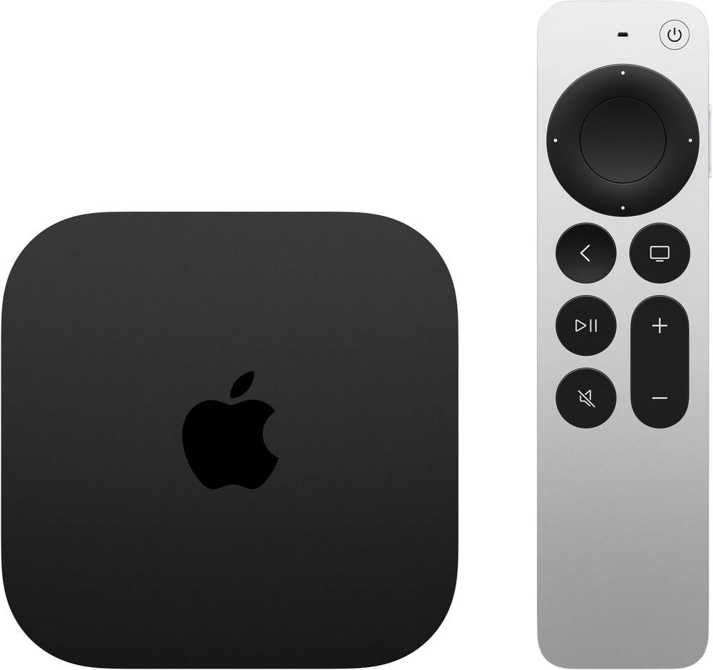 Apple Медиаплеер TV 4K 64GB Wi-Fi tvOS, 4 ГБ/64 ГБ, Wi-Fi, Bluetooth, черный #1