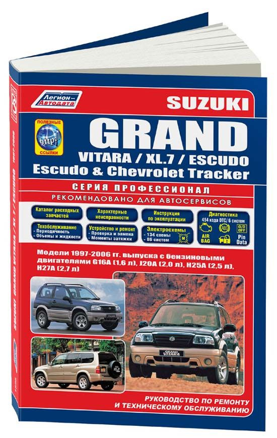 Suzuki Grand Vitara, Suzuki XL-7, Suzuki Escudo, Chevrolet Tracker, Mazda Levante 1997-06 бензин G16(1,6) #1