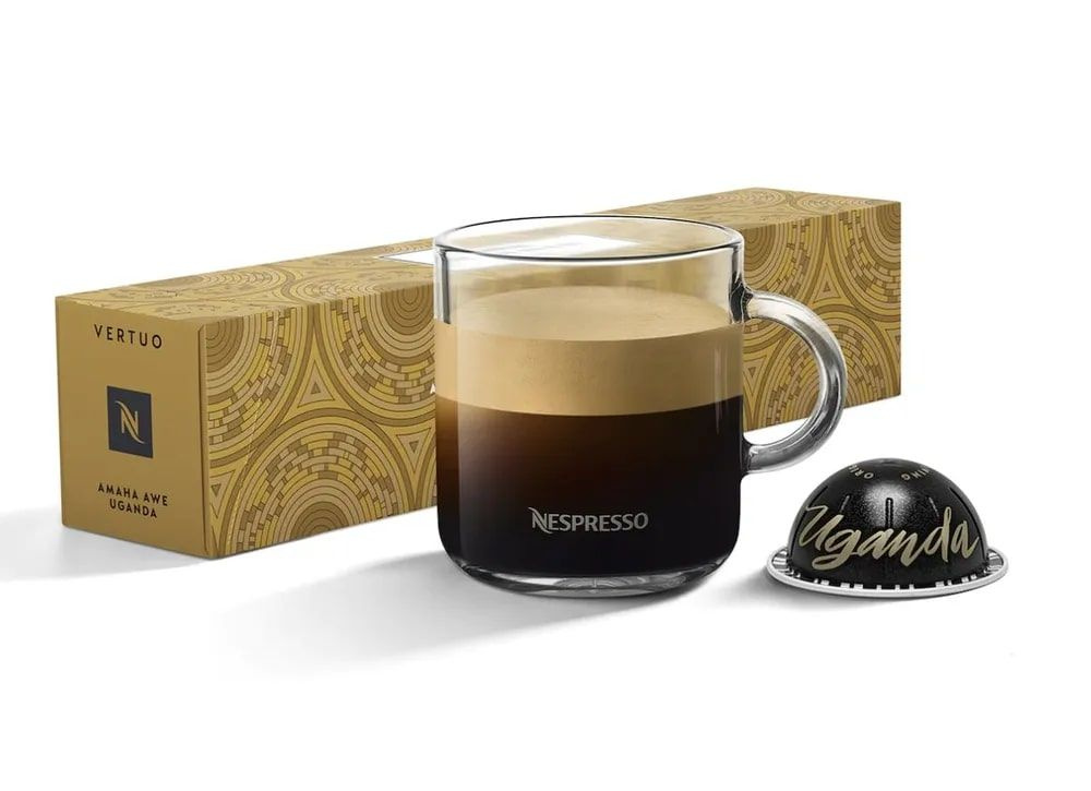 Кофе Nespresso Vertuo AMAHA AWE UGANDA в капсулах, объем 150 мл, упаковка 10 капсул  #1