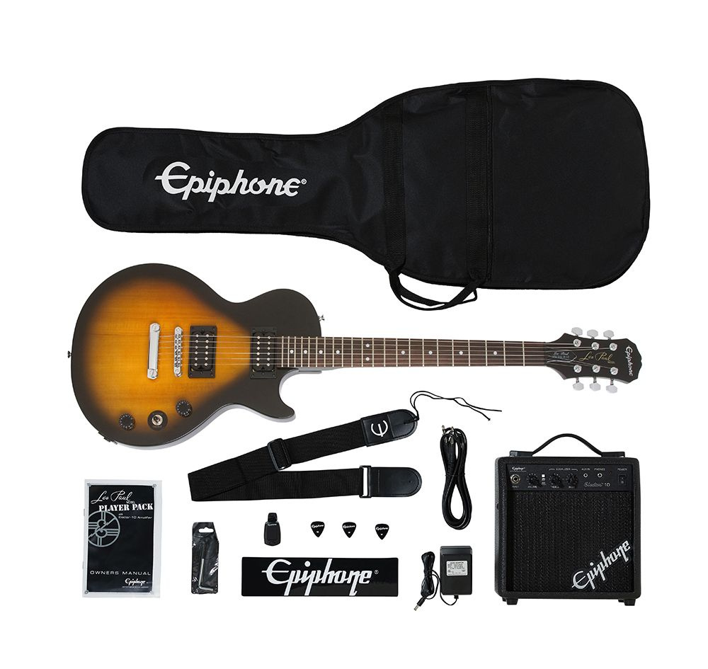 Гитарный комплект EPIPHONE Les Paul Electric Guitar Player Pack Vintage Sunburst #1