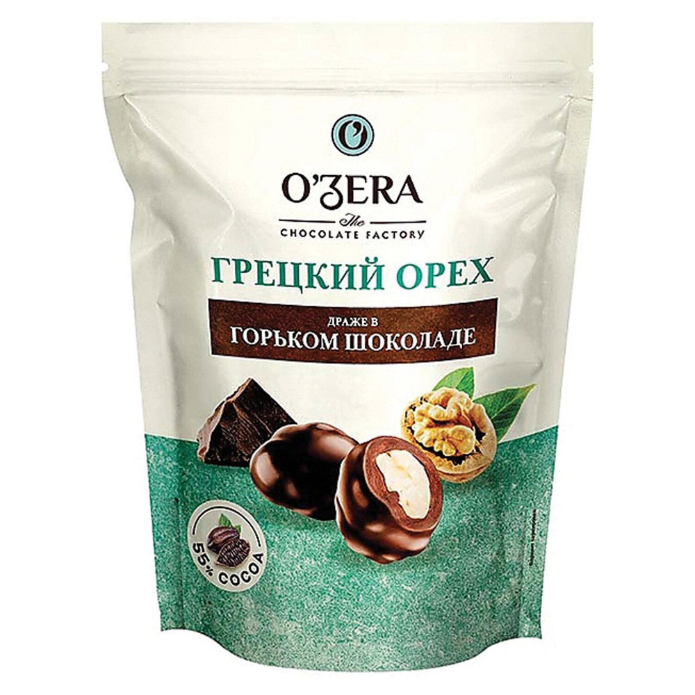 Конфеты грецкий орех в горьком шоколаде O'ZERA, 150 г, КРР108 #1