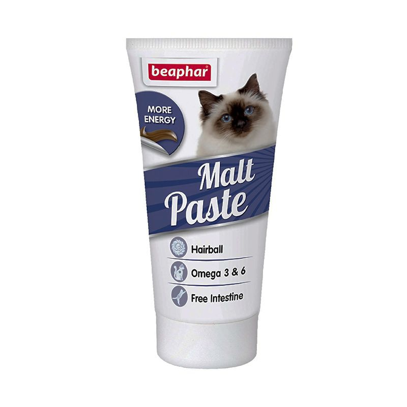 Beaphar Malt Paste, мальт-паста для выведения шерсти, для кошек 25г  #1