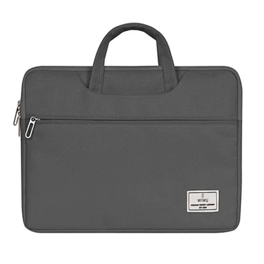 Сумка для ноутбука WiWU ViVi Laptop Handbag для Macbook 15.6 дюймов, водонепроницаемая - Серая  #1