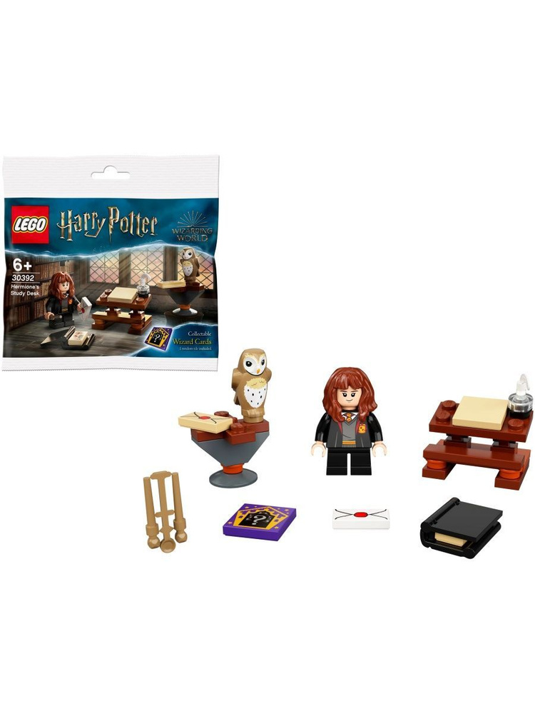 30392 Конструктор LEGO Polybag Harry Potter Hermione's Study Desk Учебный стол Гермионы 31 деталей  #1