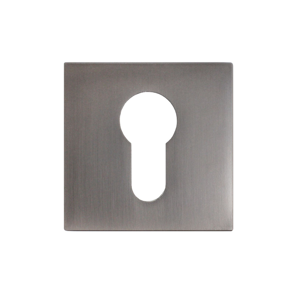 Комплект накладок дверных для цилиндрового механизма АЛЛЮР АРТ ET-S2 MBN (6240), графит  #1