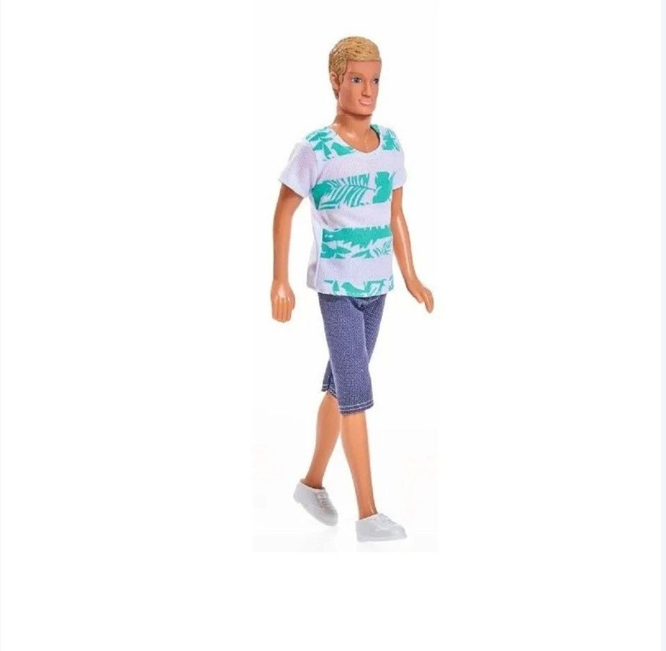 Кукла мальчик Кевин Блондин на отдыхе, высота 30 см / Кукла в стиле " Кен для барби " / Игровой набор #1