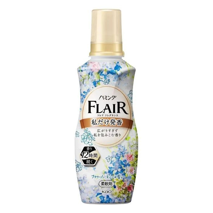 Кондиционер-смягчитель КАО Flair Fragrance Flower Harmony с освежающим цветочным ароматом, 520 мл  #1