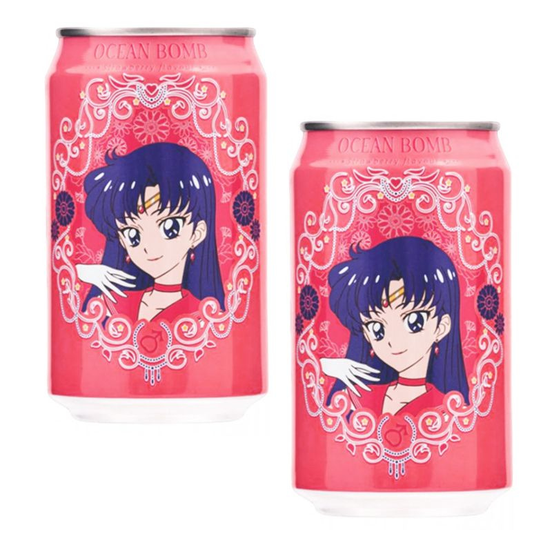 Напиток газированный Клубника Sailor Moon (2 шт. по 330 мл), Тайвань  #1