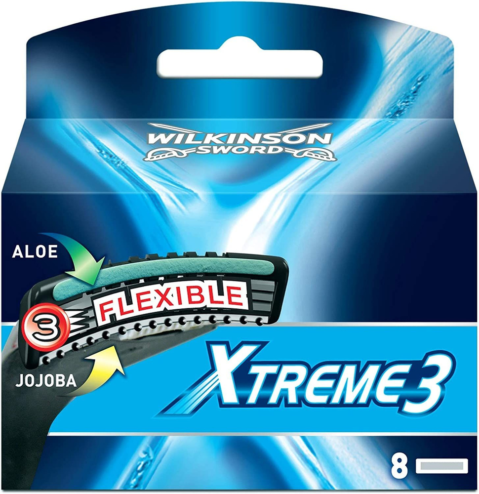 Wilkinson Sword / Schick Xtreme3 / Кассеты для станка Xtreme (8 шт.) #1