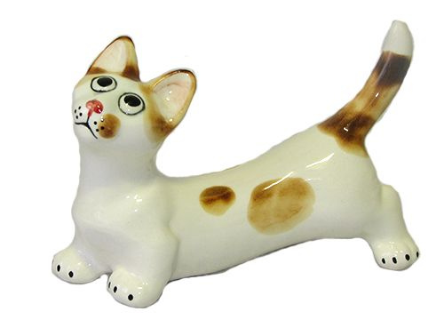 Манчкин (кошка такса) фарфоровая статуэтка #1